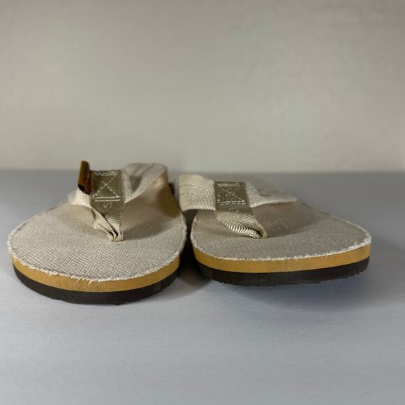 Rainbow Women's Single Layer Hemp Top Sandals Strap with Arch Support Natural L - Picture 6 of 10